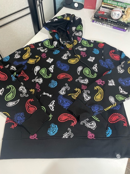 Switch Remarkable Other - Switch Remarkable Paisley All Over Print Hoodie - Men's Size L - Oversized Look